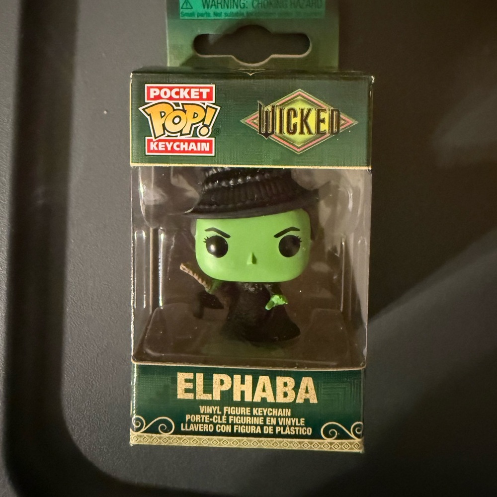 Funko Elphaba Pocket Pop! Keychain - Green and Black